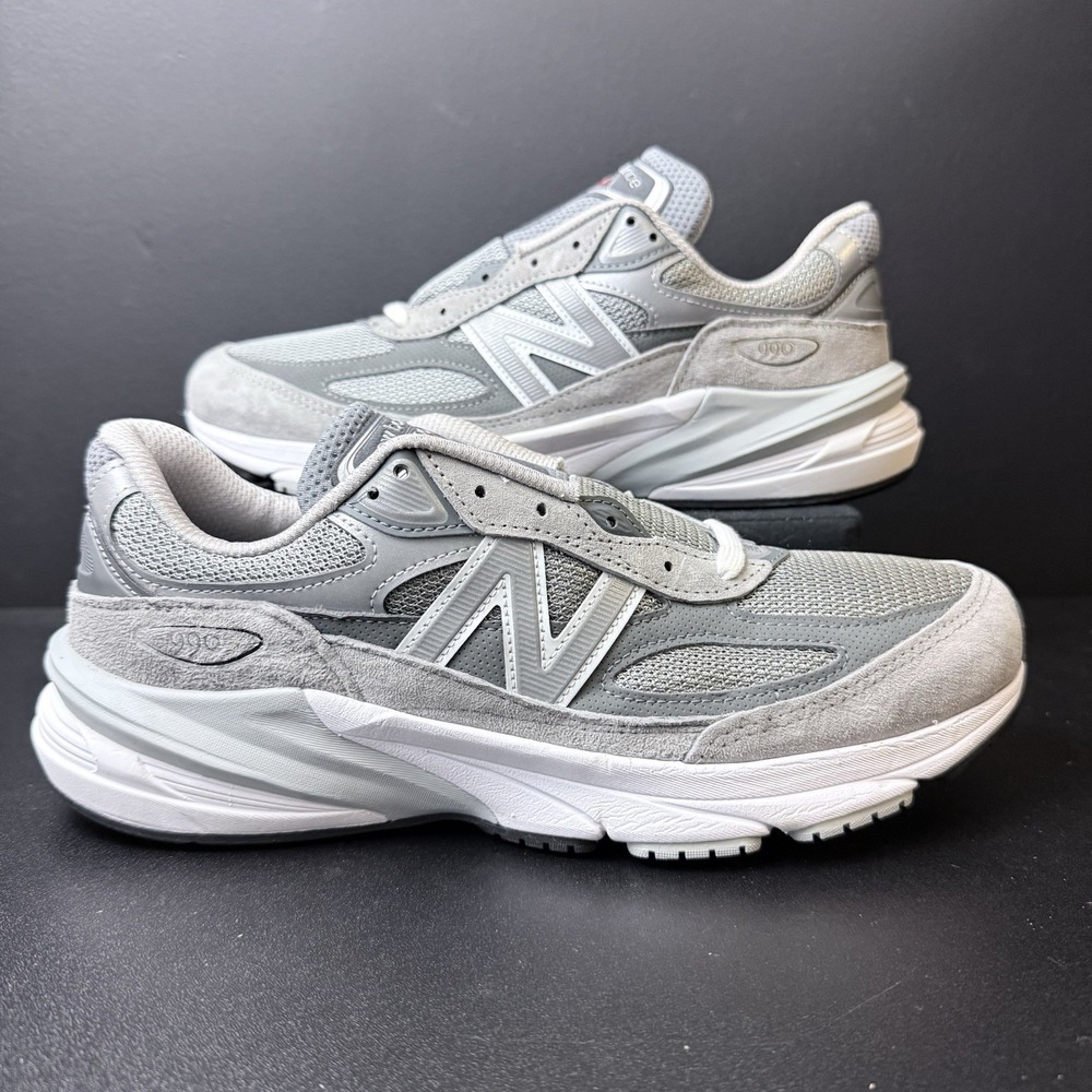 New Balance 990v6 Made in USA M990GL6 Gray Running Shoes‎ US Men's Size 6